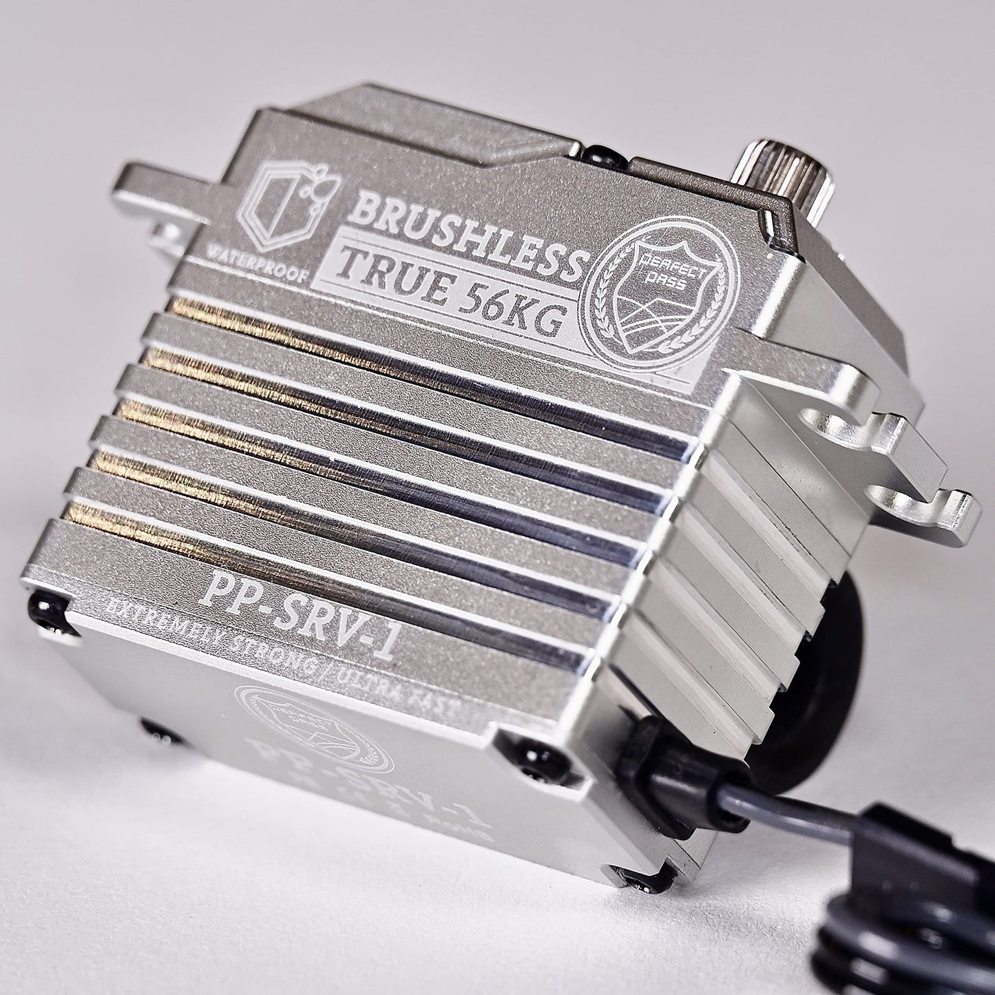 Perfect Pass Monster 56Kg Waterproof Brushless High Torque Hv Ultra Fast Digital Servo Full Metal Gears For Rc Car Extremely Pre