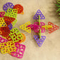 Luxen Creative Blocks Geometric Snowflake Building Set, Interlocking Pattern Blocks, MultiColour
