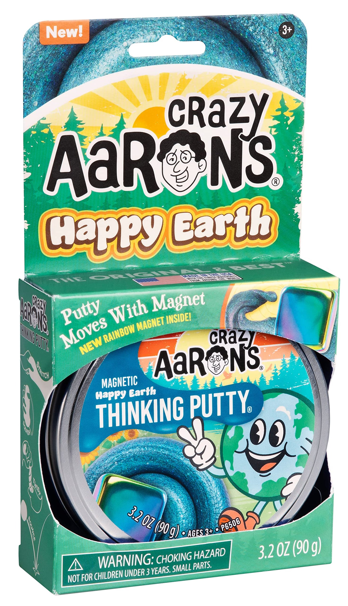 Crazy Aarons Magnetic Storms Happy Earth Thinking Putty