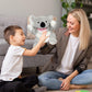 Easfan Koala Hand Puppet With Movable Mouth Interactive Storytelling Cute Soft Plush Toy Creativity And Imagination Easter Chris