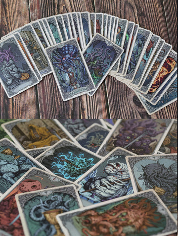 Cthulhu Octopus Mystery Game Mythical Fantasy Tarot Cards Collectible Divination Playing Cards Decks Magic Party Fortune Telling