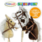 Nature Bound Stick Horse | Plush Handcrafted Hobby Horse Provides Fun Pretend Play For Toddlers & Preschoolers | Handsewn Head, Sturdy Wood Stick, Plus Neighing & Clip-Clop Sounds