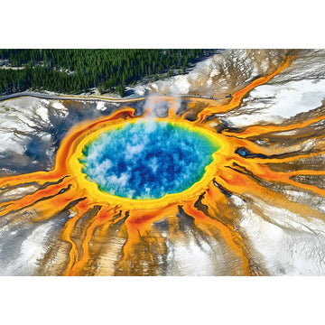 2000 Piece Jigsaw Puzzle for Adults - Grand Prismatic Spring Yellowstone, Challenging Nature Puzzle, Recycled Paper, Puzzles 200