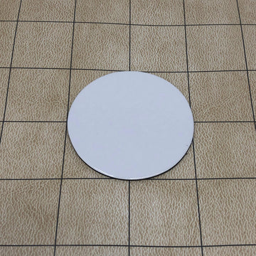 Hedral Dry Erase Circle Board Game Tiles - 10 Pack - Reusable 2" Blank Markers for DIY D&D