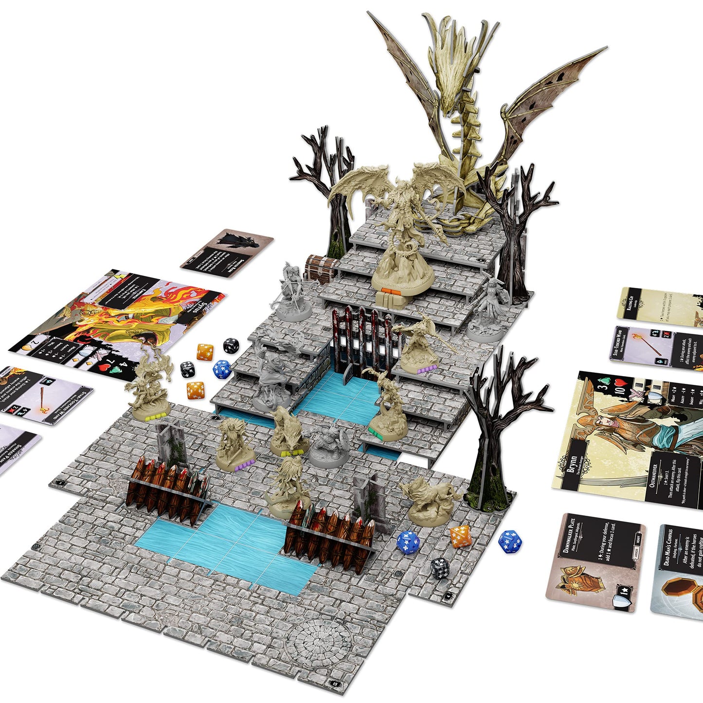 Fantasy Flight Games Descent: Legends of the Dark - Cooperative Board Game, 1-4 Players, Ages 14+, Core Game, Multicolor, FFGDLE01