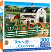 MasterPieces 300 Piece EZ Grip Jigsaw Puzzle - Jodi’s Antique Barn, 18"x24", Team Color, Model 32230