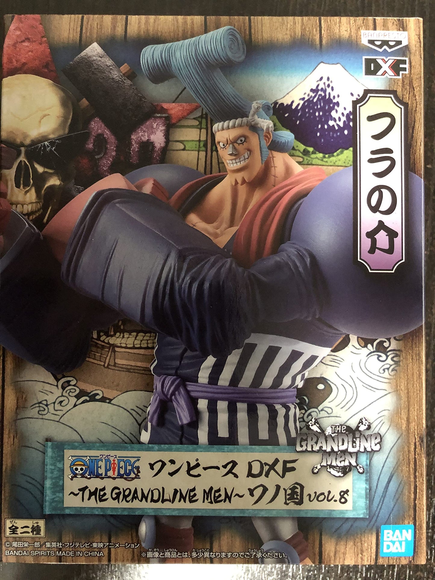 Banpresto One Piece Dxf~The Grandline Men~Wanokuni Vol.8(A:Franky), Multiple Colors (Bp16730)