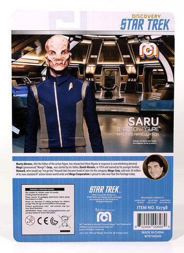 Mego Star Trek Discovery Action Figure Saru 8' Figure