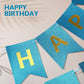 Clabby Happy Birthday Banner Shiny Happy Birthday Sign Happy Birthday Bunting With Shiny Letters For Birthday Party Decoration S