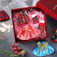Jerify 24 Pcs Christmas Elf Doll Accessories Set Include Skirts White Bathrobe Plaid Sleeping Bag Fluffy Vest Scarf Stockings Eye Mask Glasses Kitchen Apron And Hat For Christmas Elf Doll Outfit