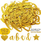 TaoBary 167 Pcs DIY Banner Kit Christmas Glitter Customizable Birthday Banner Glitter Make Your Own Banner Kit 162 Letters Symbo