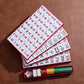 Mose Cafolo Professional Chinese Mahjong Game Set 146 Numbered Large Size Tiles With Carrying Travel Case, Complete Mahjong Tile