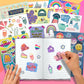 Fashion Angels 1000+ Kindness Stickers Book - Positive Affirmation & Mental Health Stickers for Kids, Multicolor, Model 77962