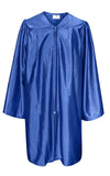 Gradplaza Shiny Choir Robe Kindergarten Preschool Graduation Gown Shiny Graduation Gown For Kids Royal Blue Size 36