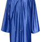 Gradplaza Shiny Choir Robe Kindergarten Preschool Graduation Gown Shiny Graduation Gown For Kids Royal Blue Size 36
