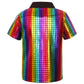 SIZGAROOT 70s Outfits for Boys Disco Costume Kids Halloween Party Dress Up (Multicolor, 3-4T)