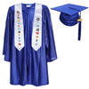 Newrara Kindergarten Graduation Cap And Gown Stole Package For Kids (Royal Blue, 24)