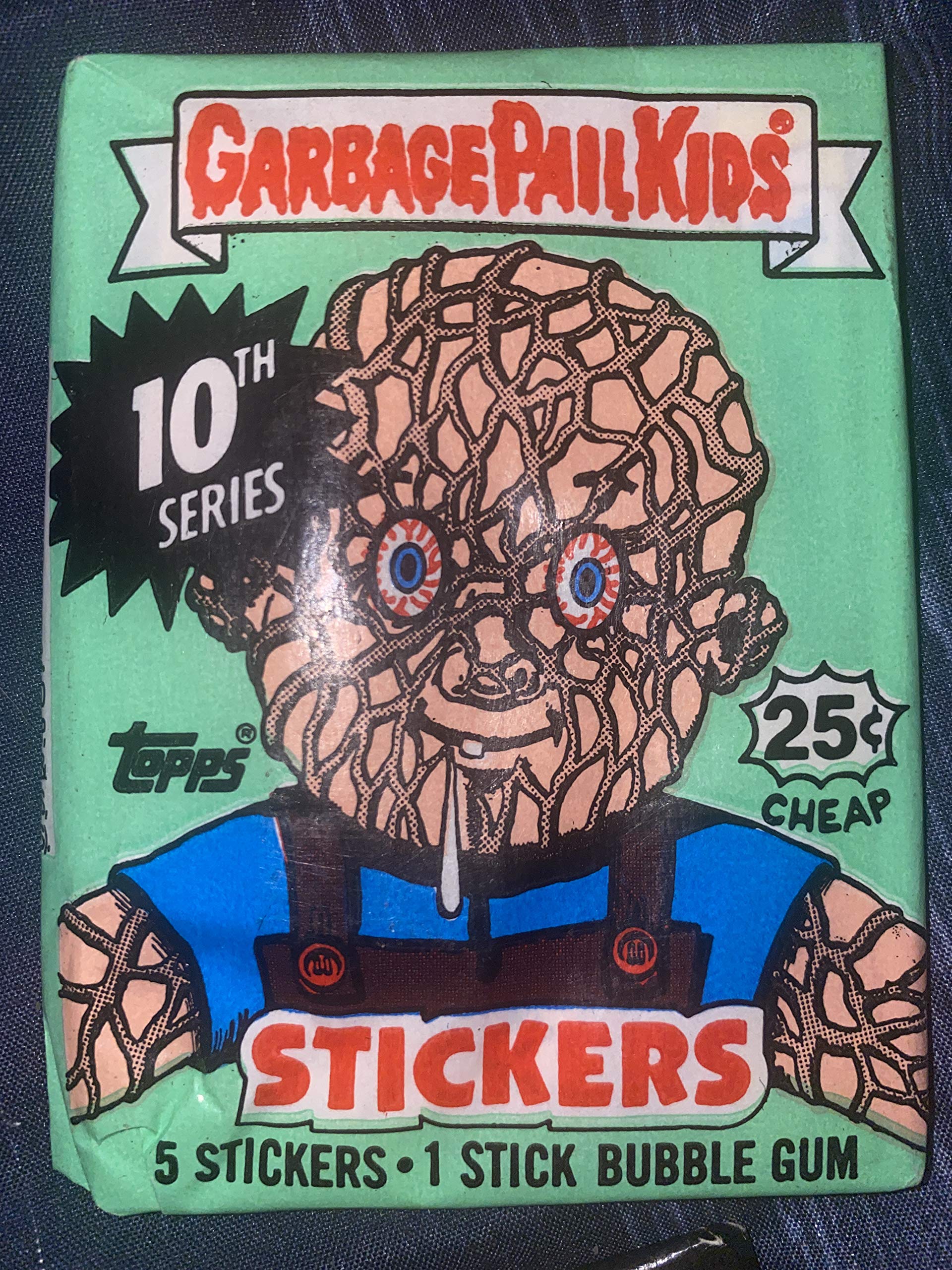 Topps Series 10 Garbage Pail Kids Trading Cards Unopened Wax Pack