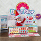 The Elf on the Shelf Insta-Moment Pop-Ups, Small, White Cardboard, Model EOTSPOPUPS2, Includes 3 Backdrops & Accessories