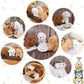 Sumind 9 Pcs Mini Plush Dog Stuffed Animals Bulk Dog Plush Party Favors For Easter Goodie Bag Fillers Baby Show Birthday(Curly Puppy)