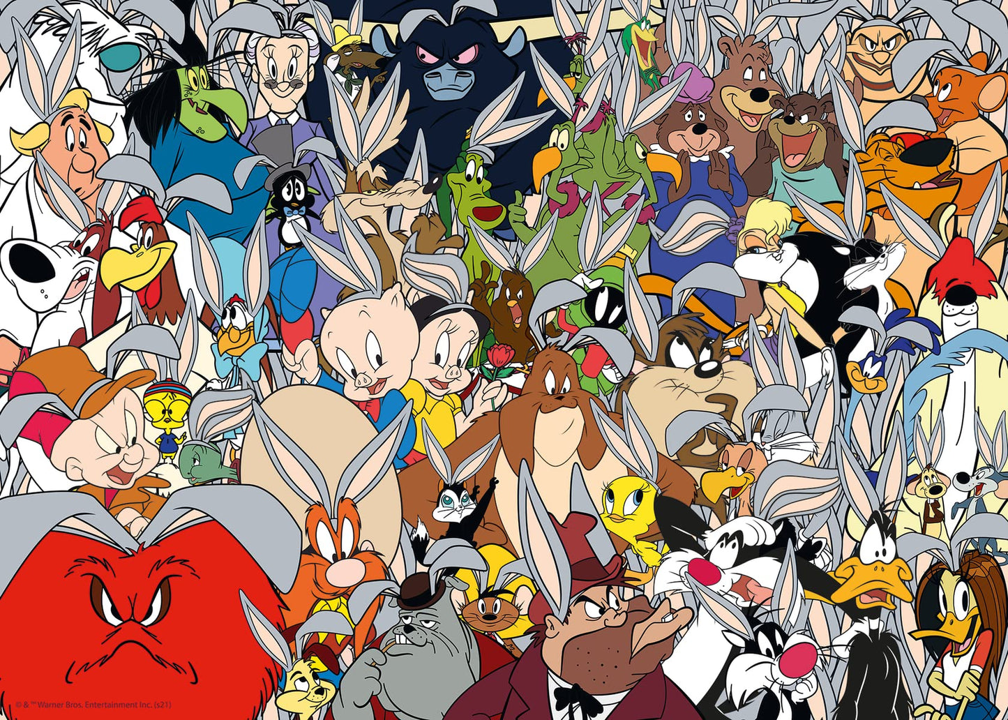 Ravensburger 1000 Piece Looney Tunes Jigsaw Puzzle | Softclick Technology | 27 x 20 inches | Multicolor | FSC Certified