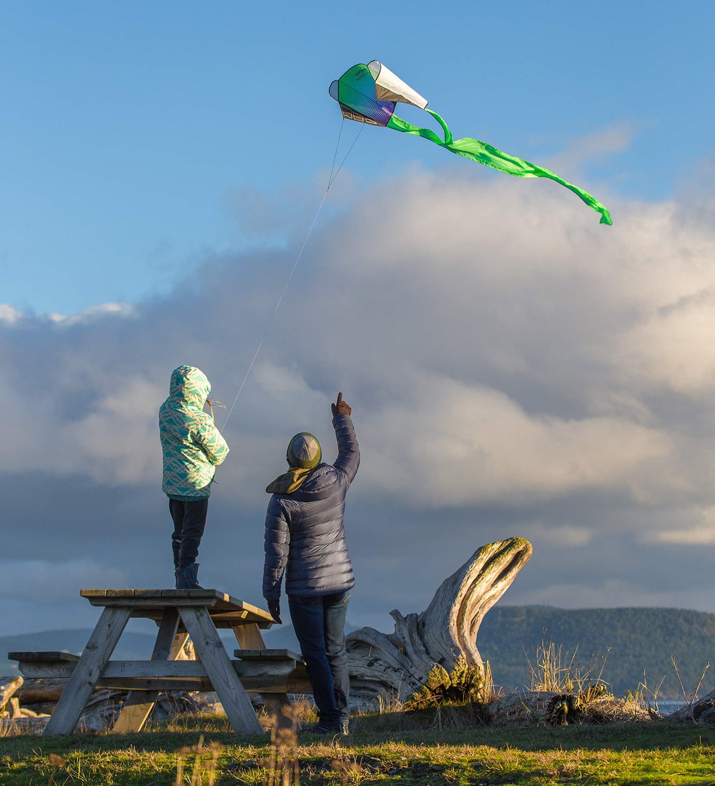 Pocket Flyer Single Line Kite Electric - Ready For Flight Wherever Adventure Takes You