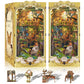 Criolpo Book Nook Kit - Diy Doll House Booknook With Led Lights For Adults And Teens, Perfect Halloween Bookshelf Decor, 3D Wood