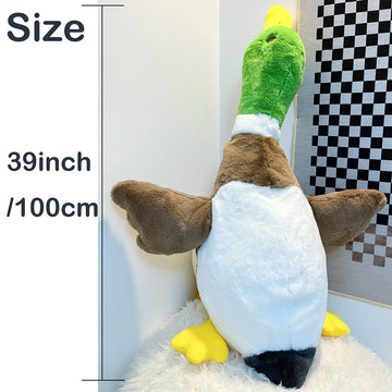 Tanha Mallard Duck Plush, Duck Stuffed Animals, Mallard Duck Baby Stuff Plush Toy (39Inch / 100Cm)