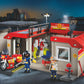 Playmobil Take Along Fire Station Playset - Multicolor Plastic - Model 5663