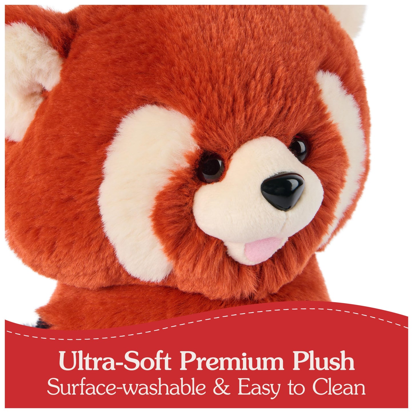 Gund Cedar Red Panda Plush, Premium Red Panda Stuffed Animals For Ages 1 And Up, Orange/Blue, 10