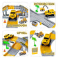 Kids Toys 253 Pcs Construction Race Tracks Toy For 3 4 5 6 7 8 Year Old Boys Girls, 5 Pcs Construction Truck Car And Flexible Track Play Set Create A Engineering Road Games Toddler Toys Birthday Gifts