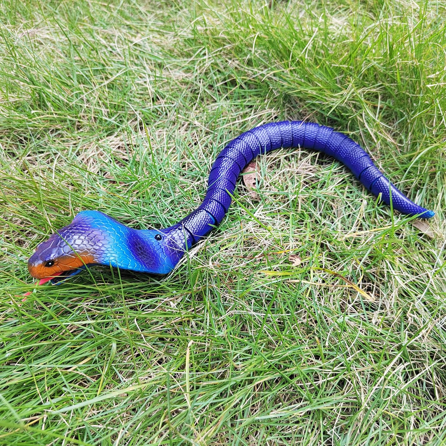 Tipmant Realistic Remote Control Snake Rc Cobra Animal Toy Crawling Electric Electronic Battery Powered Honored For Kids Cat Hal