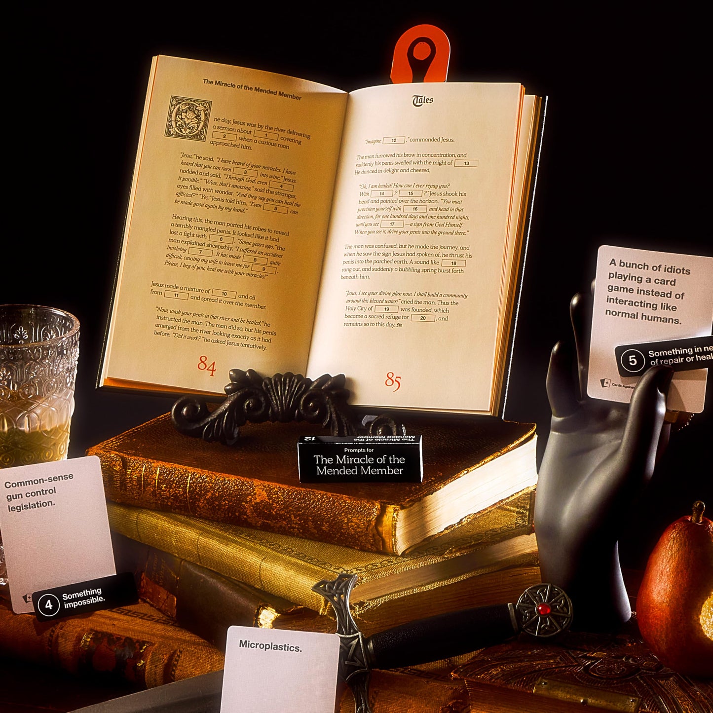 Cards Against Humanity Tales - Fill-in-The-Blank Story Game, Model TLS1, Paper Material, Fun for Horrible People