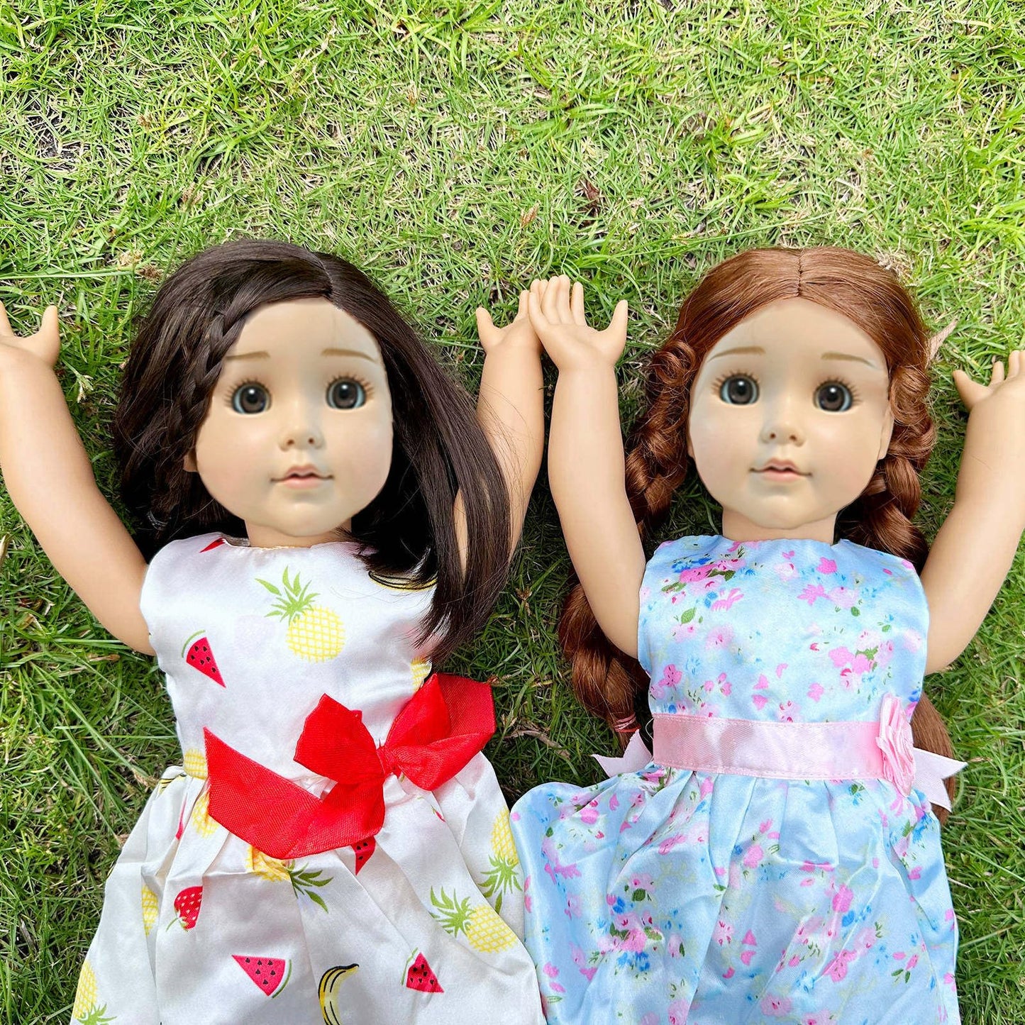 Mczqxw 5 Sets 18 Inch Girl Doll Wedding Gown, Fashion Doll Dresses, Doll Clothes & Accessories, 1 Bride Gown With Veil, 4 Satin