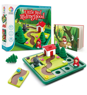 Smartgames Little Red Riding Hood Deluxe Skill-Building Board Game With Picture Book For Ages 4+