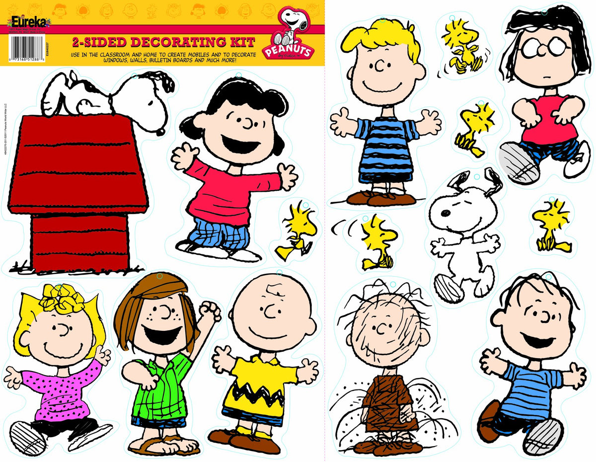 Eureka Peanuts Classic Characters Deco Kit (840227)