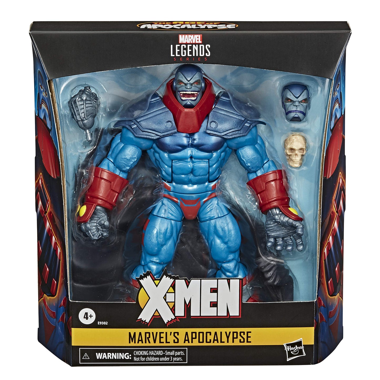 Marvel Legends Series 6-inch Action Figure Apocalypse, Grey, E9302, Includes 3 Accessories, Premium Design
