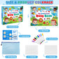 Mr.Tn Busy Book For Toddlers - Preschool Reading Activity Handwriting Busy Book, Montessori Sensory Learning & Education Toys, Christmas Birthday Travel Gifts For Age 3 4 5 6 Year Old Boys Girls