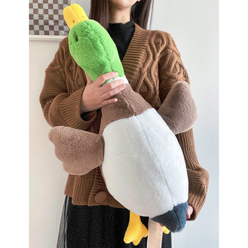 Tanha Mallard Duck Plush, Duck Stuffed Animals, Mallard Duck Baby Stuff Plush Toy (30Inch / 75Cm)