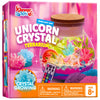 Klever Kits Make Your Own Unicorn Crystal Terrarium Crafts Kit for Kids-Crystal Growing Science 12 Color LED Night Light Unicorn