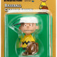 MEDICOM TOY Peanuts Series 6 Baseball Charlie Brown UDF Action Figure, Small, Brown, Model FEB178512, ABS PVC Material