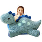 Tumyay Giant Stegosaurus Plush Toy, 30" Soft Dinosaur Stuffed Animal, Cute Polyester Gift for Kids