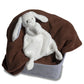 Mary Meyer Lovey Soft Toy, Silky White Bunny, 13'
