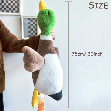 Tanha Mallard Duck Plush, Duck Stuffed Animals, Mallard Duck Baby Stuff Plush Toy (30Inch / 75Cm)