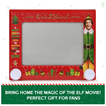 Etch A Sketch, Elf Special Edition, Original Magic Screen, Kids Travel Toy, Drawing Toys for Boys & Girls Ages 3+