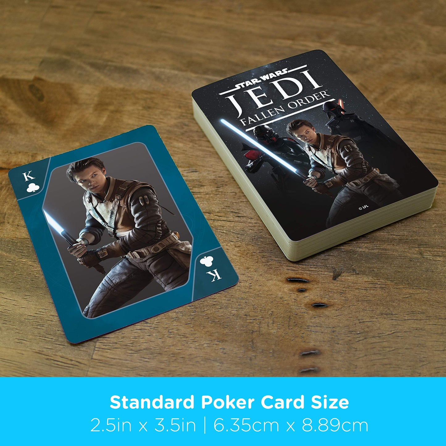 Aquarius Star Wars Playing Cards - Jedi Fallen Order Deck Of Cards For Your Favorite Card Games - Officially Licensed Star Wars