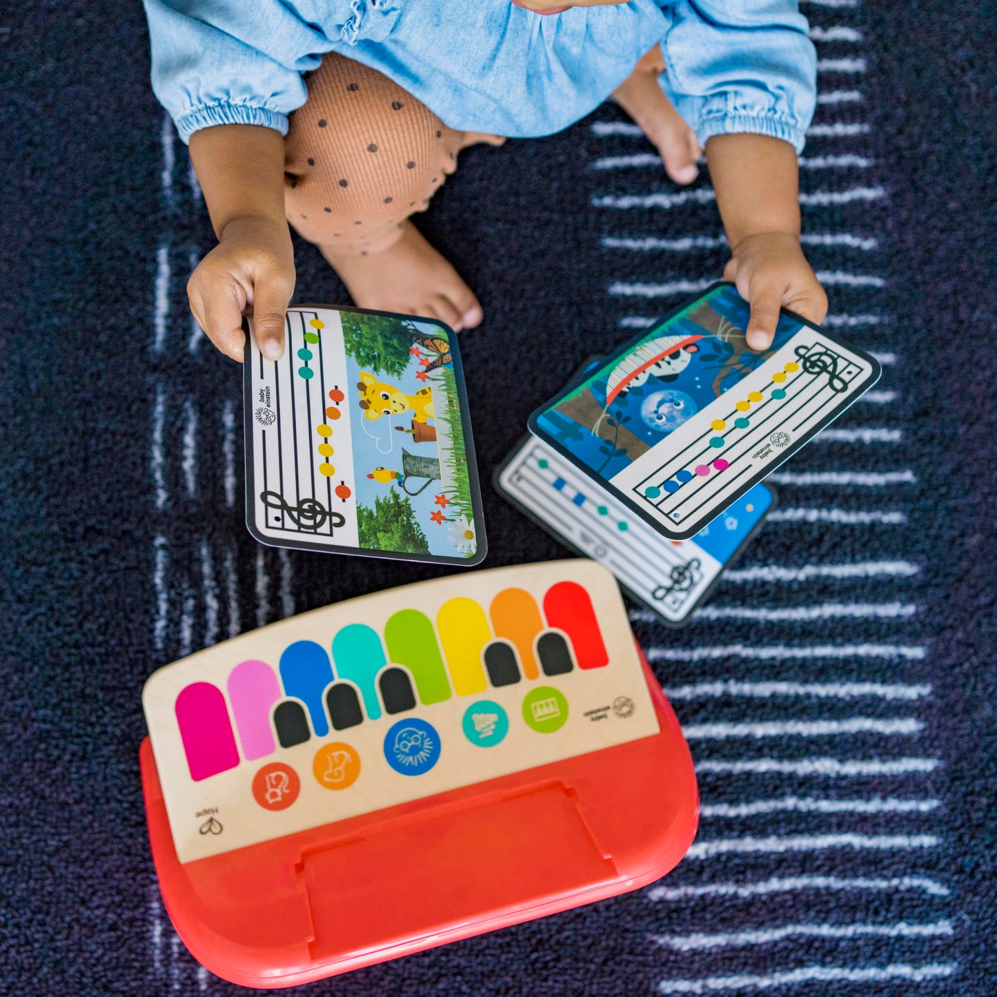 Baby Einstein Wooden Piano Toy, Musical for Babies 6-36 Months, Cal’s First Melodies, Model 12577, Perfect Gift for Infants