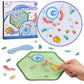 Giftamaz Animal And Plant Cell Anatomy Model, Soft Felt Toy, Early Cell Biology And Life Science Stem Toys, Classroom Teaching Aid, Educational Learning Activities Stem Birthday Toys For Kids 6+