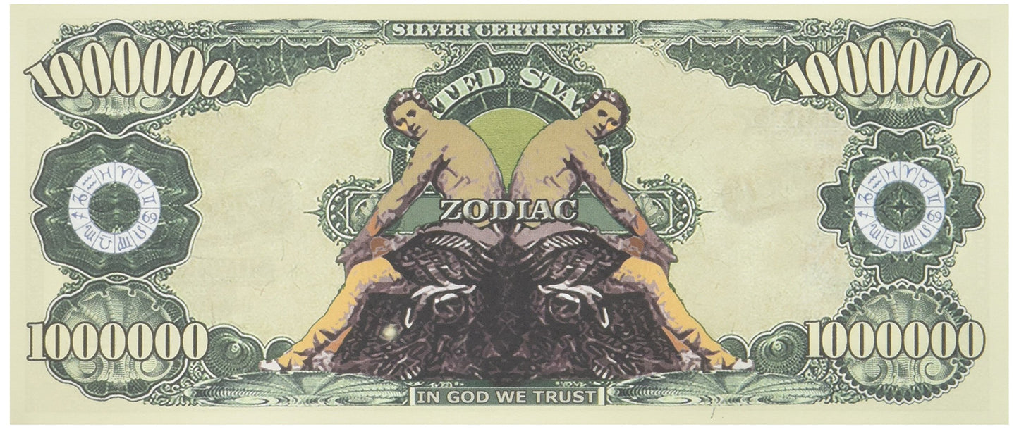 American Art Classics Set Of 100-Zodiac Gemini One Million Dollar Bill