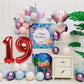 Smlpuame 40 Inch Number Balloon 0-9 Red Large Number 19 Balloons,Digital Balloons For Birthday Party Celebration Decorations Sup